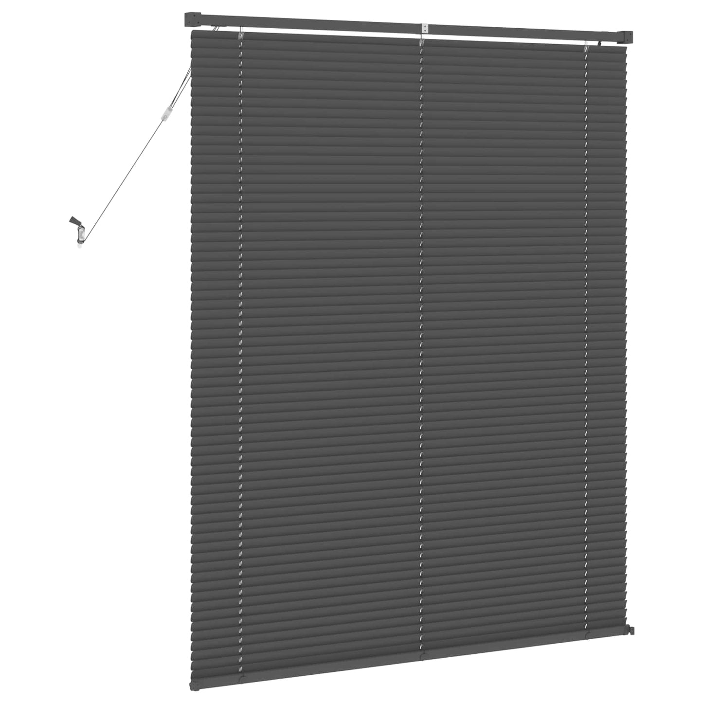 Venetian Blind Silver Grey 150 x 120 cm 25 mm PVC