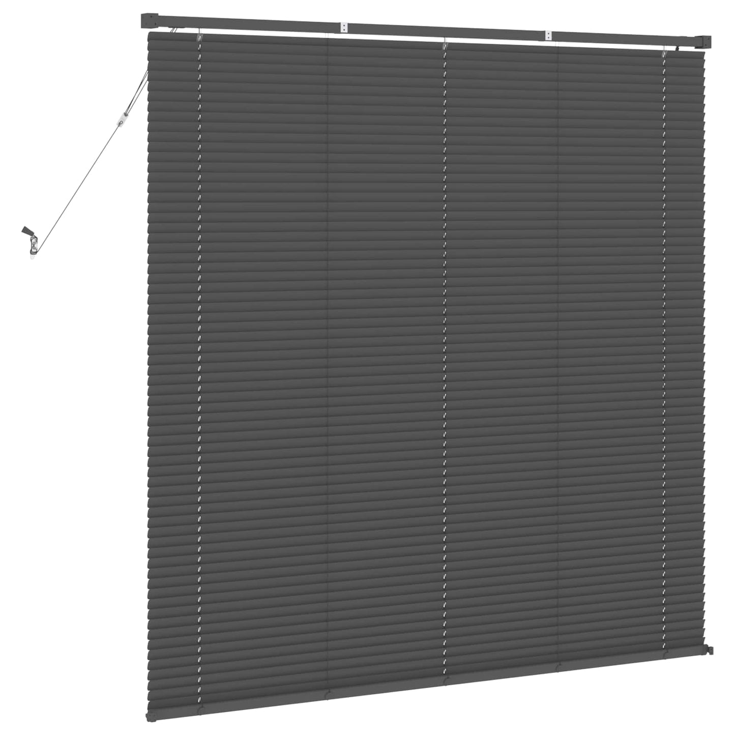 Venetian Blind Silver Grey 150 x 160 cm PVC