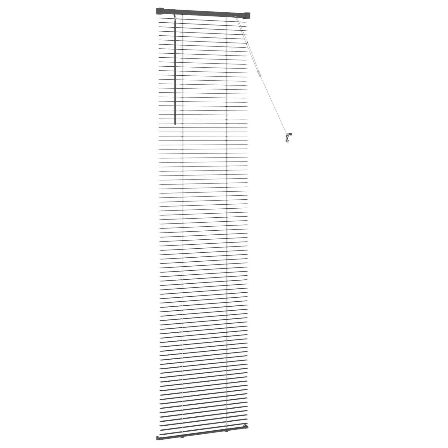 Venetian Blind Silver Grey 213 x 50 cm PVC