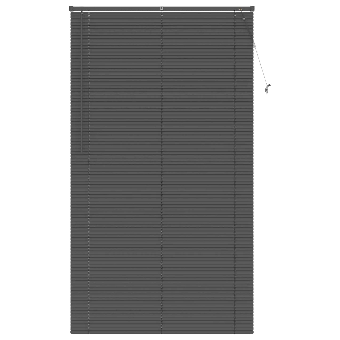 Venetian Blind Silver Grey 213 x 120 cm 25 mm PVC