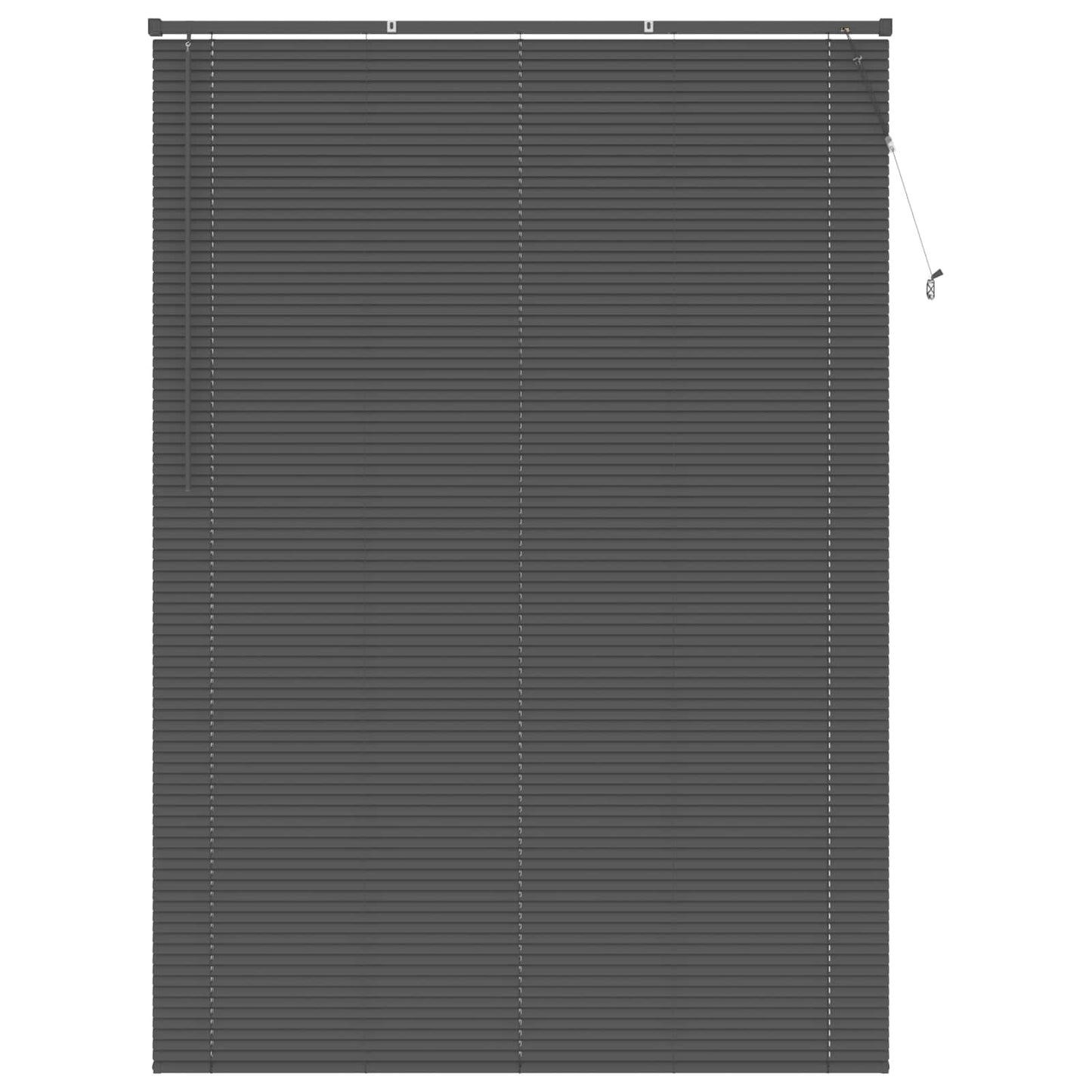 Venetian Blind Silver Grey 213 x 130 cm PVC