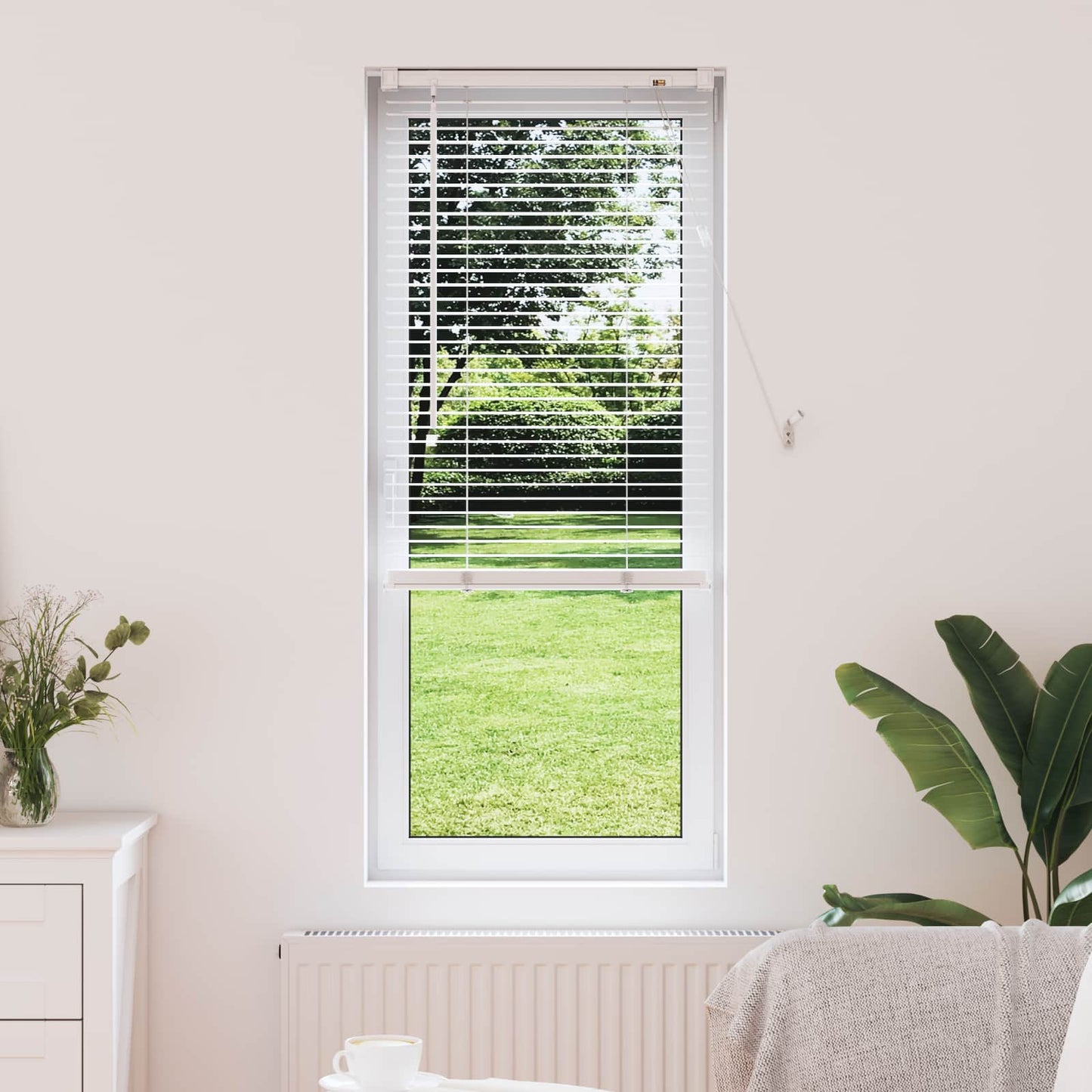 Venetian Blind White 150 x 50 cm PVC