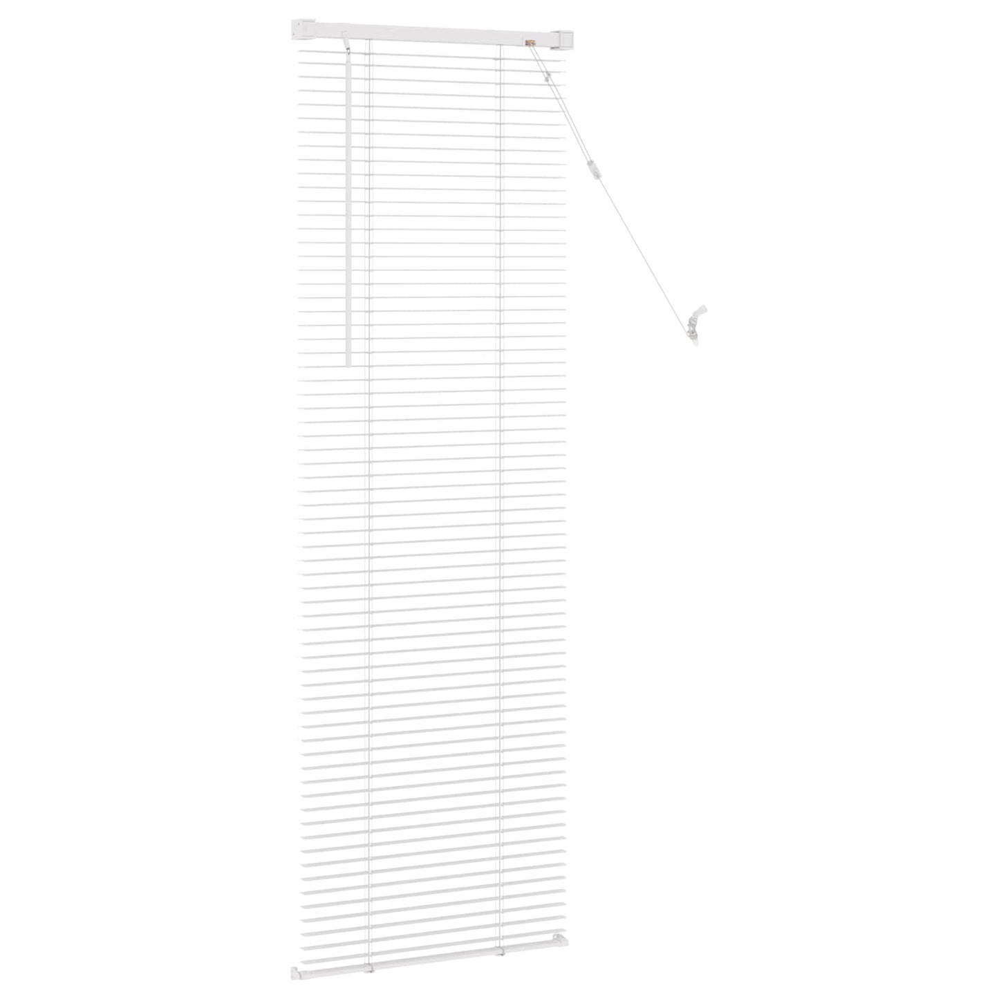 Venetian Blind White 150 x 50 cm PVC