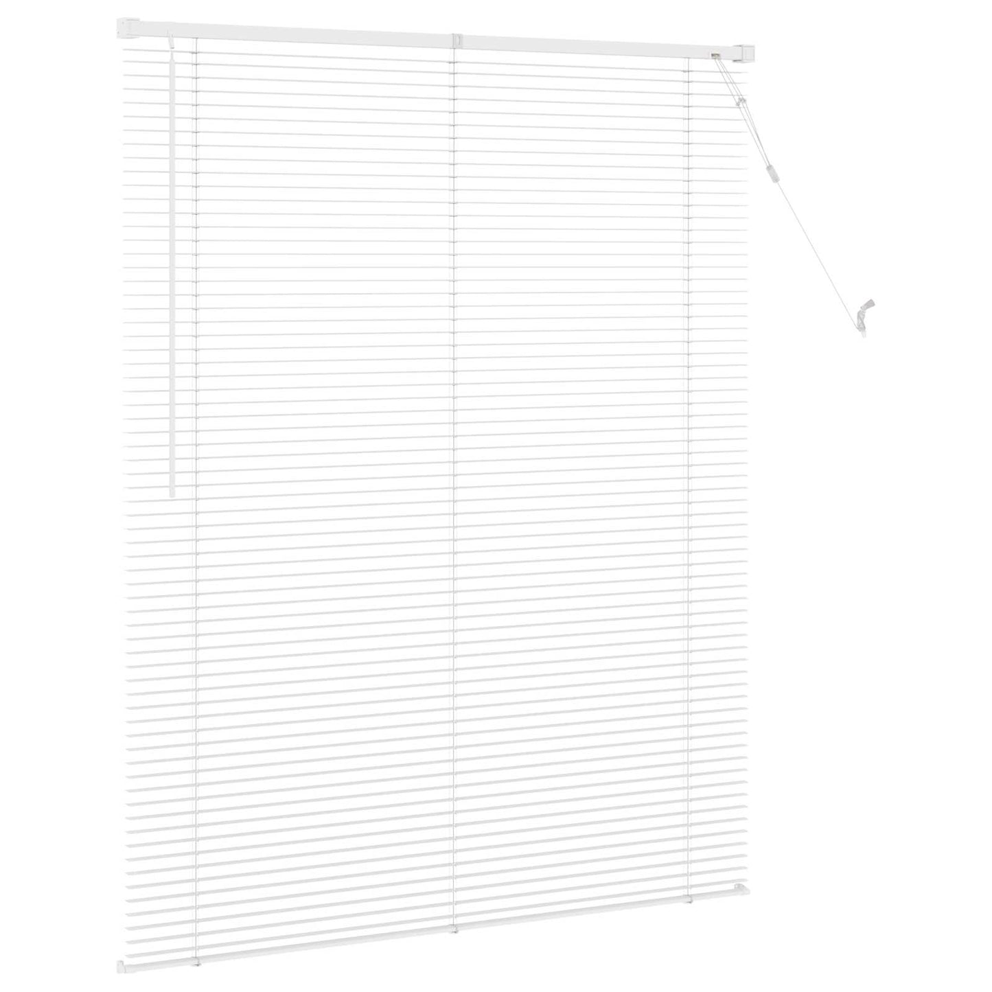 Venetian Blind White 150 x 120 cm 25 mm PVC