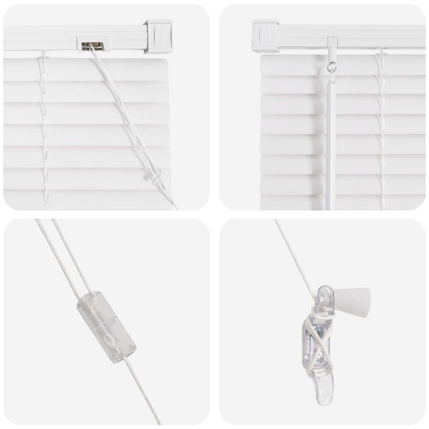 Venetian Blind White 150 x 160 cm PVC