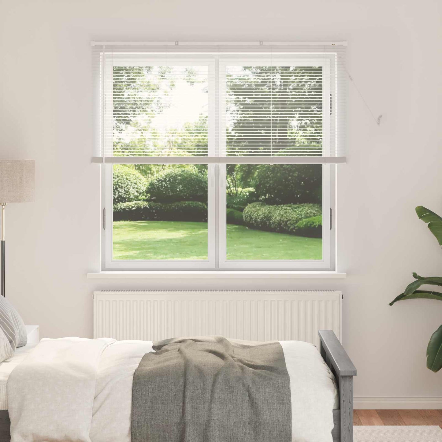 Venetian Blind White 150 x 160 cm PVC