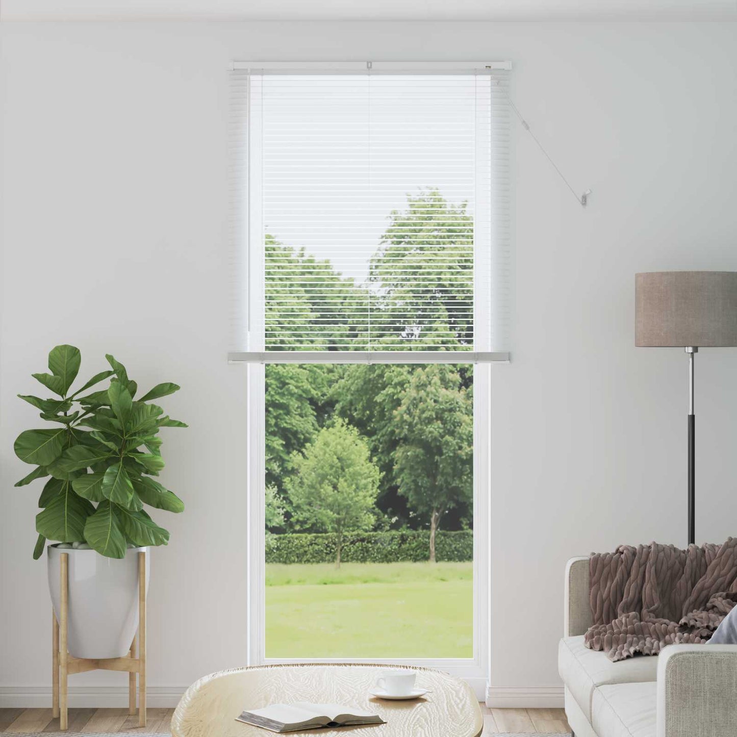 Venetian Blind White 213 x 100 cm PVC