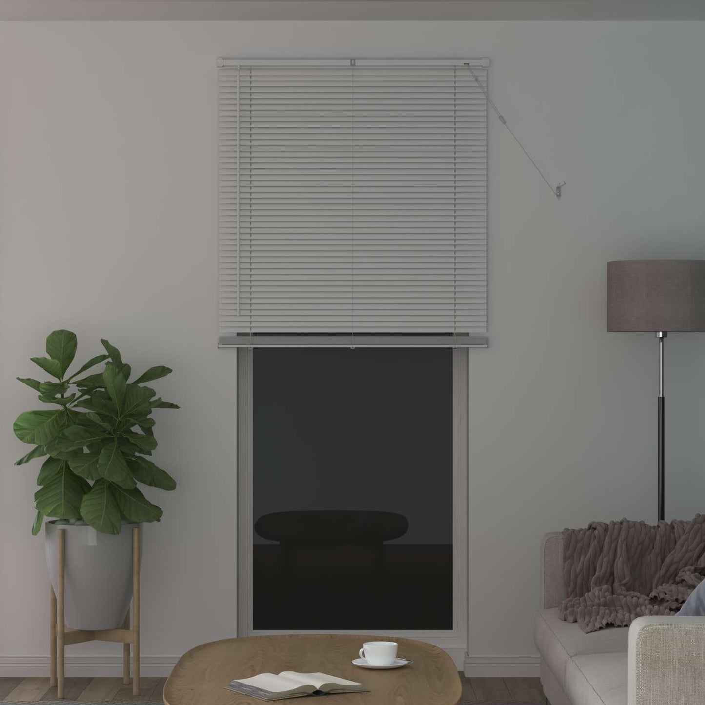 Venetian Blind White 213 x 100 cm PVC