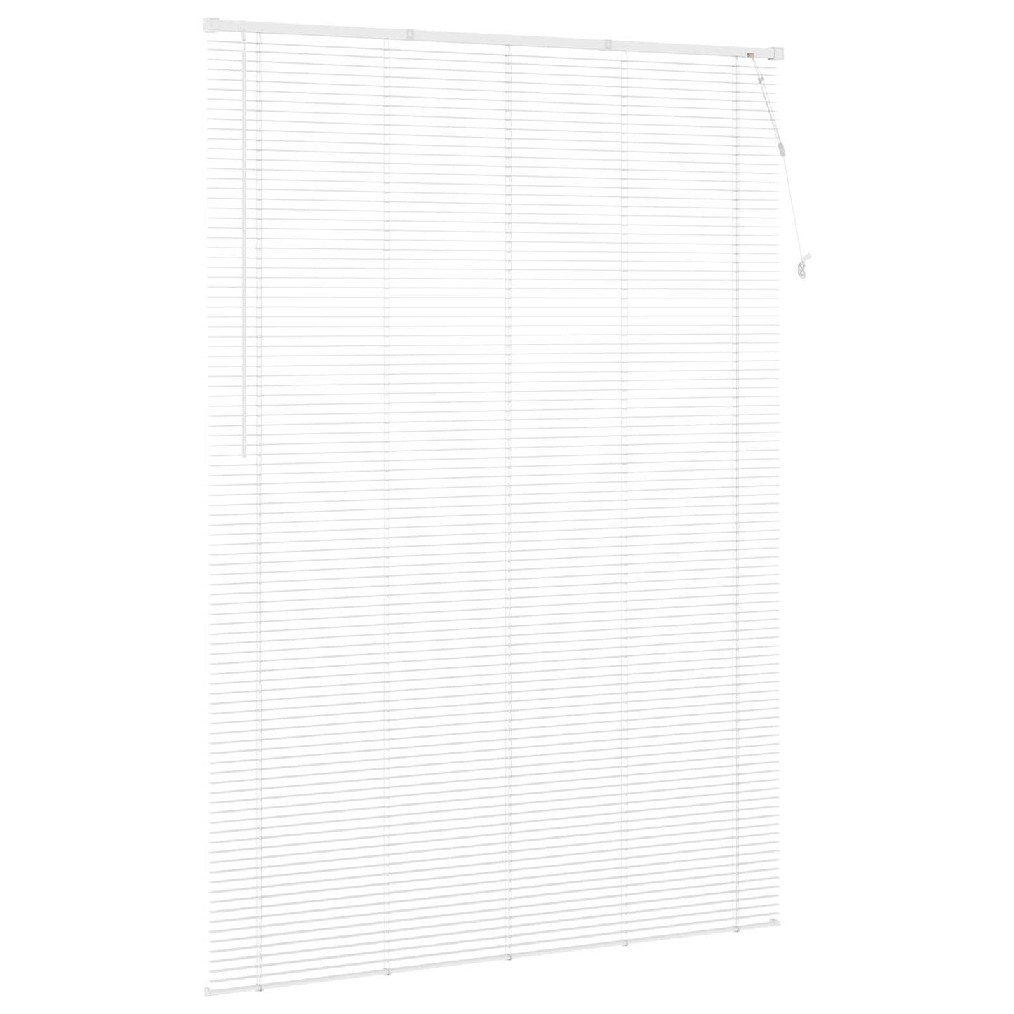 Venetian Blind White 213 x 160 cm 25 mm PVC