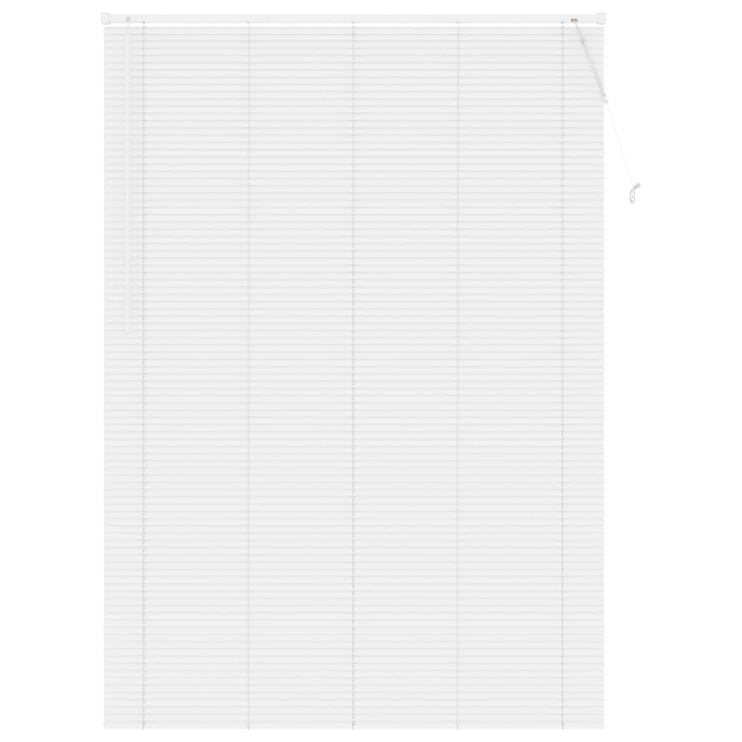 Venetian Blind White 213 x 160 cm 25 mm PVC