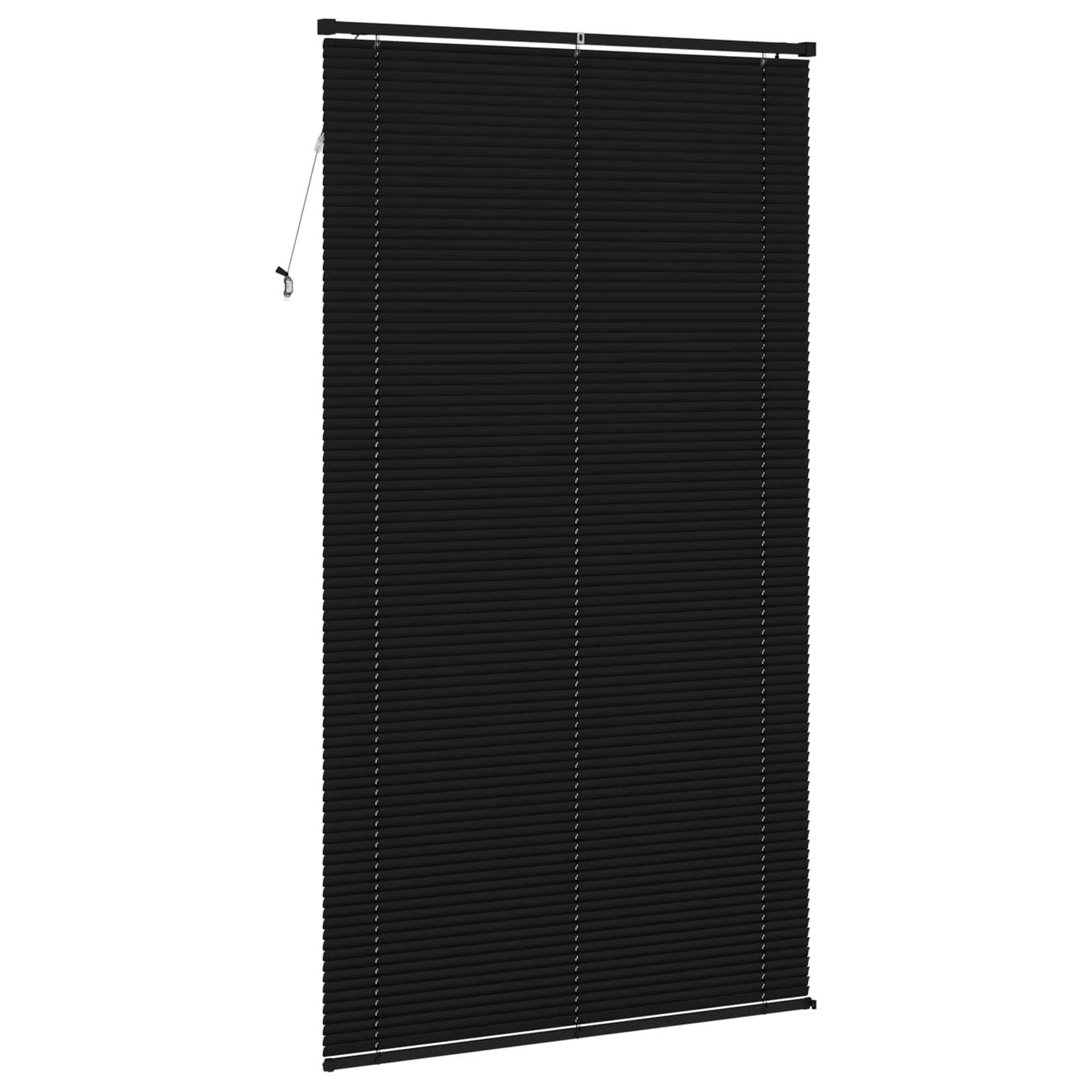 Venetian Blind Black 213 x 120 cm 25 mm PVC