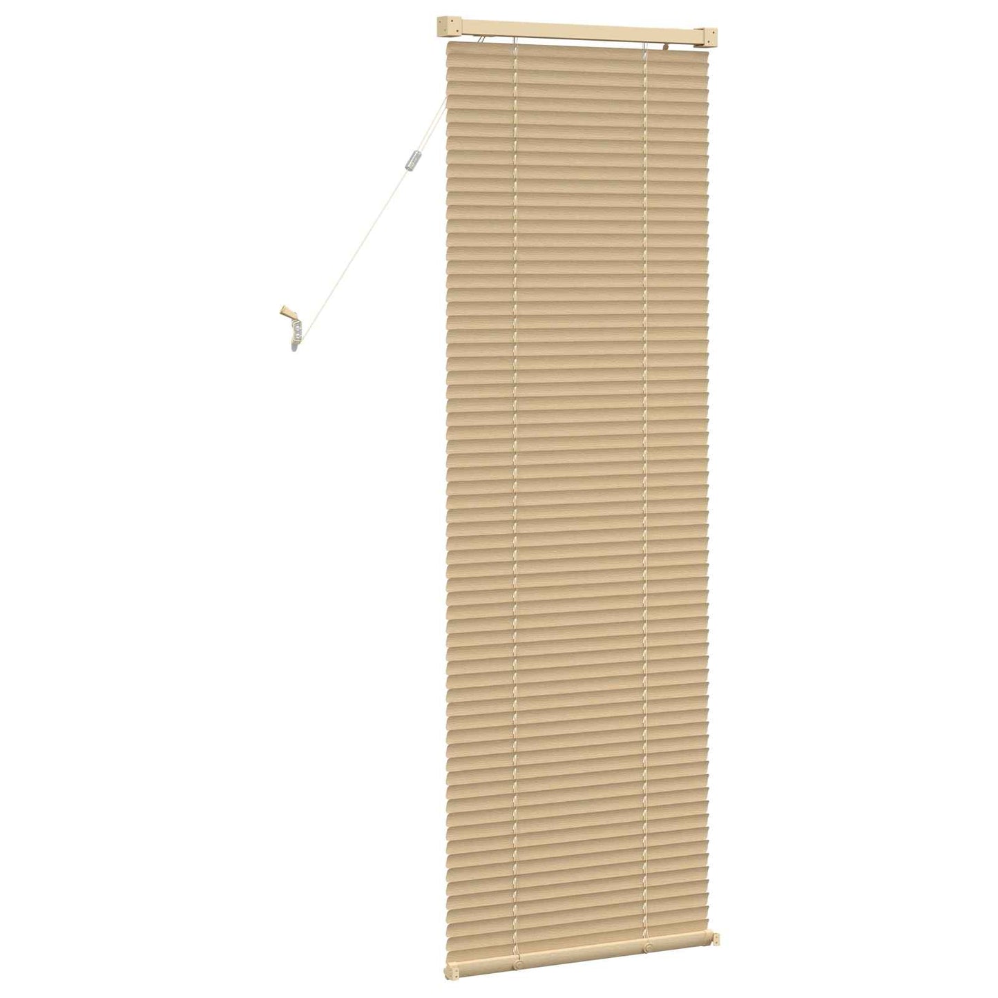Venetian Blind Light Brown with Pattern 150 x 60 cm 25 mm PVC