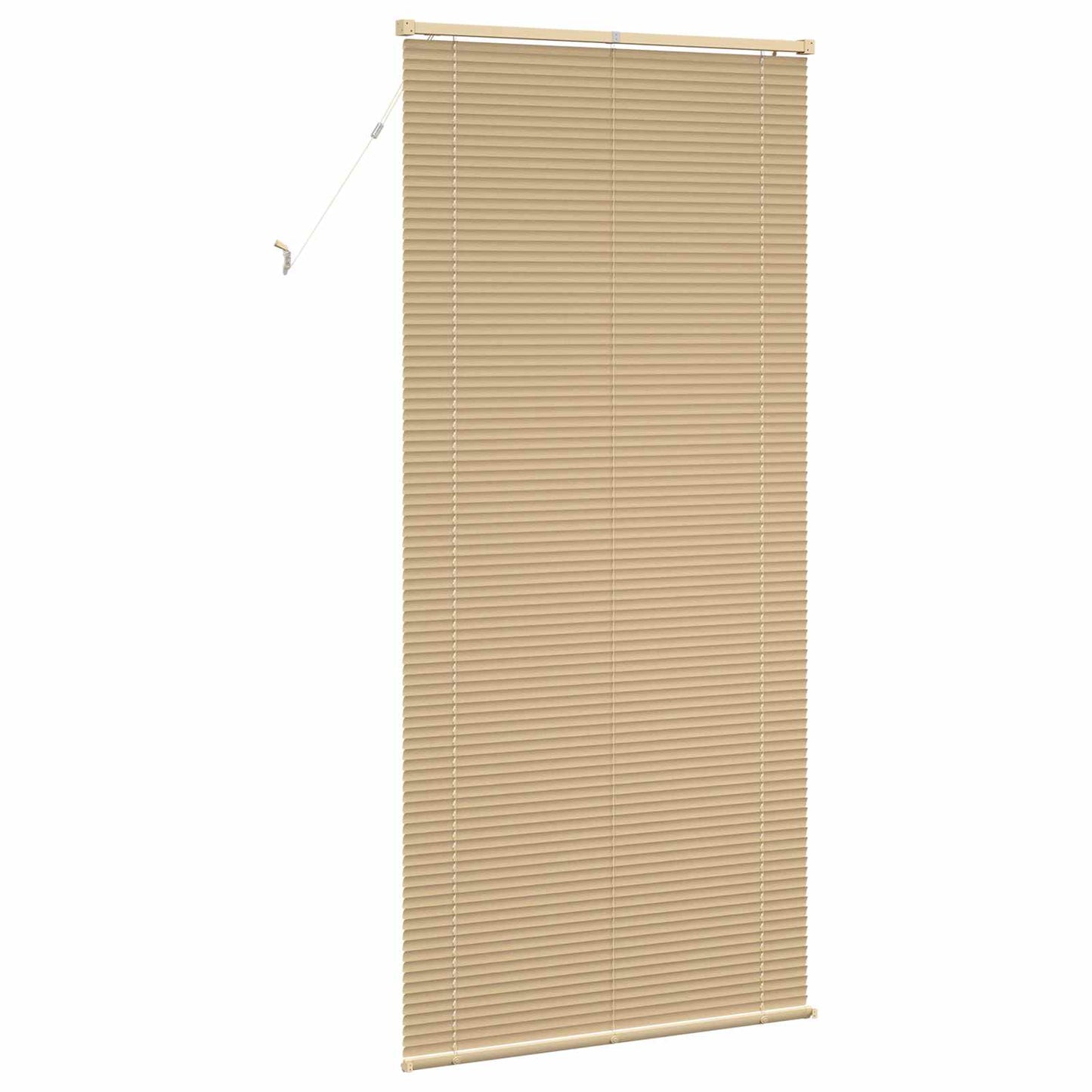 Venetian Blind Light Brown with Pattern 213 x 90 cm 25 mm PVC