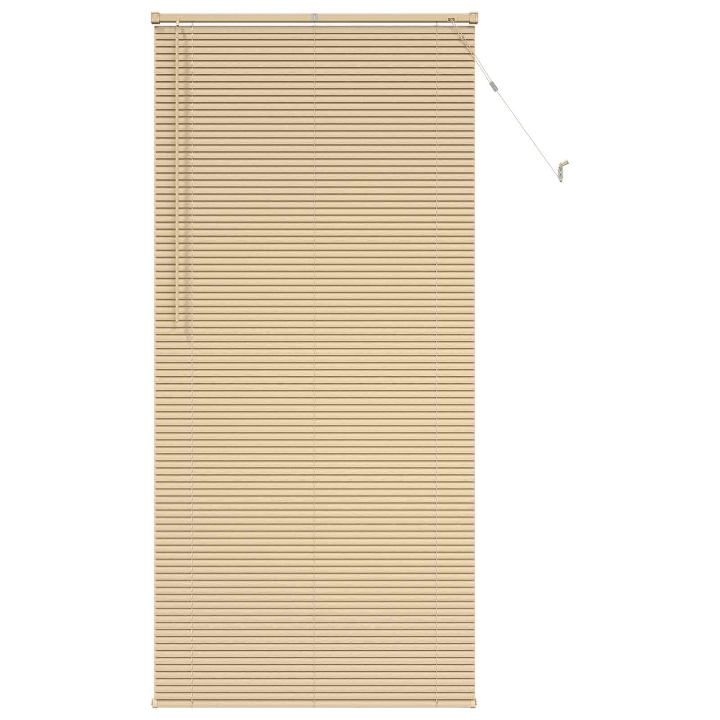 Venetian Blind Light Brown with Pattern 213 x 90 cm 25 mm PVC