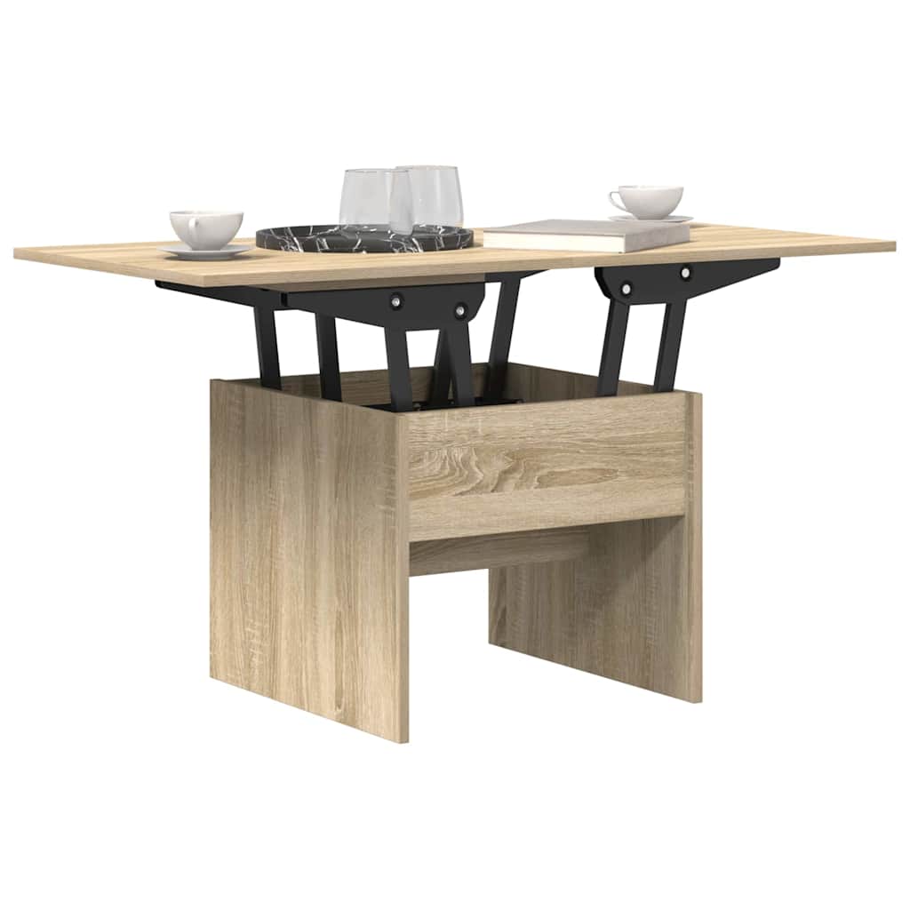 Coffee Table Sonoma Oak 55 x 54.5 x 45 cm Engineered wood