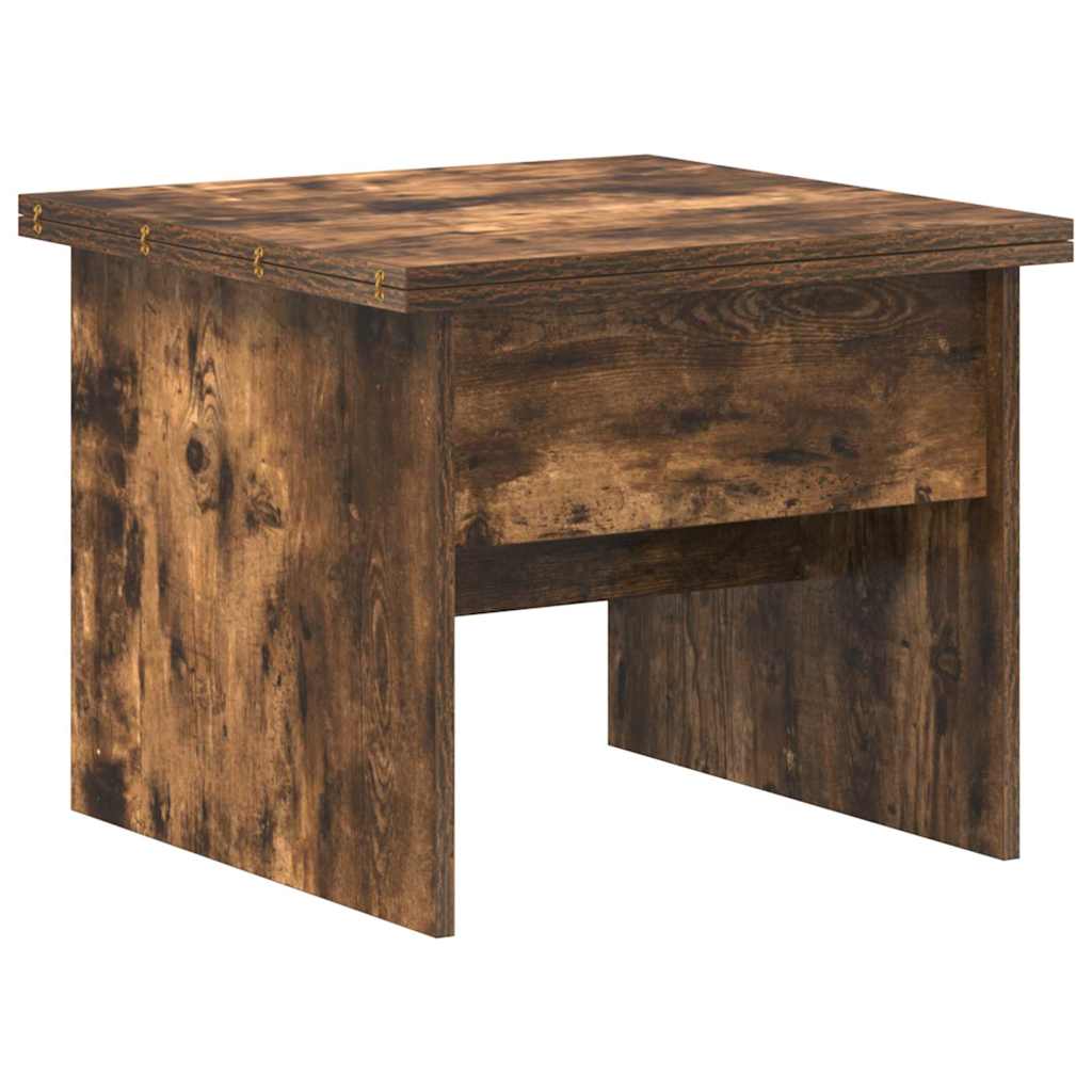 Coffee Table Smoked Oak 55 x 54.5 x 45 cm Engineered wood