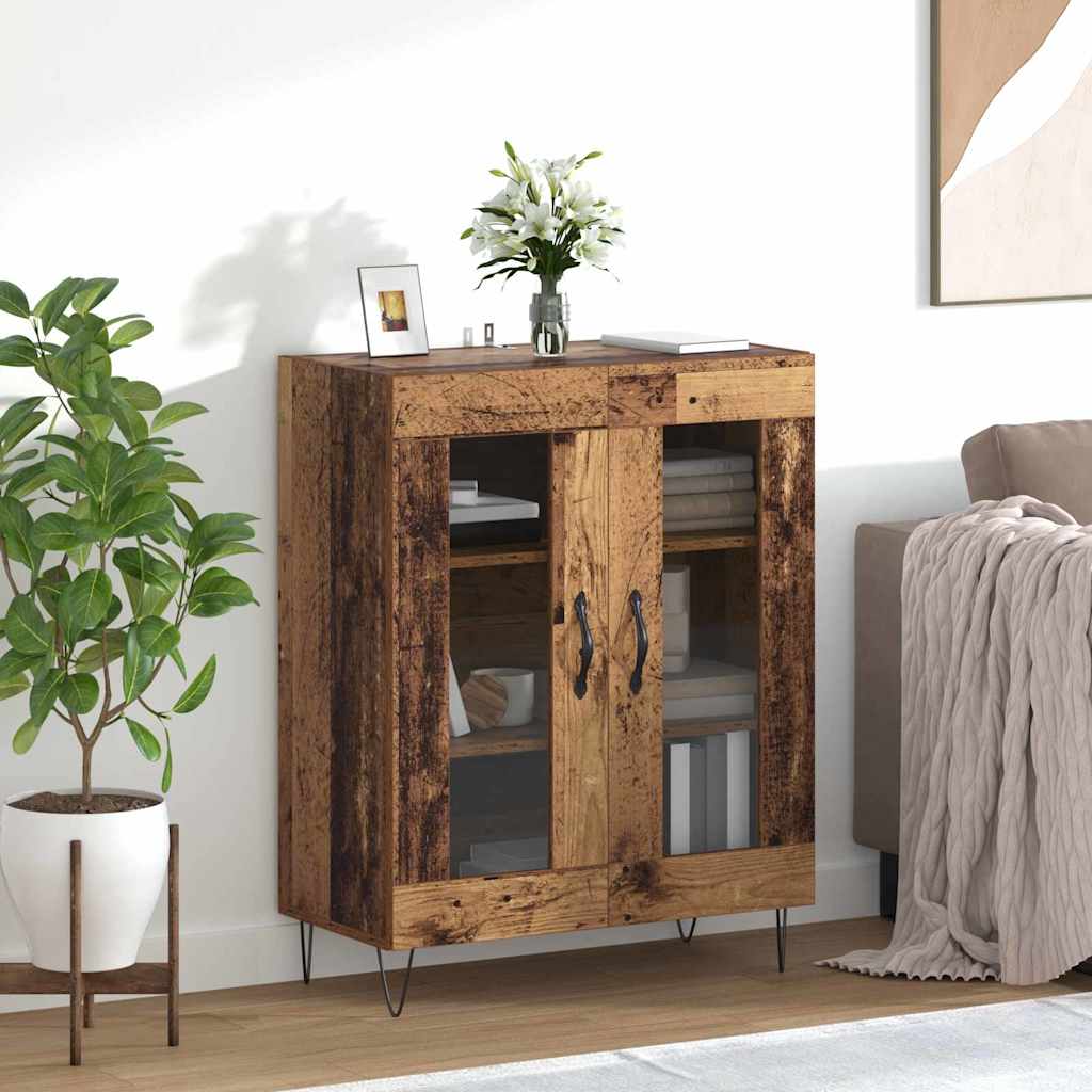 Sideboard Old Wood 69.5 x 34 x 90 cm Engineered Wood