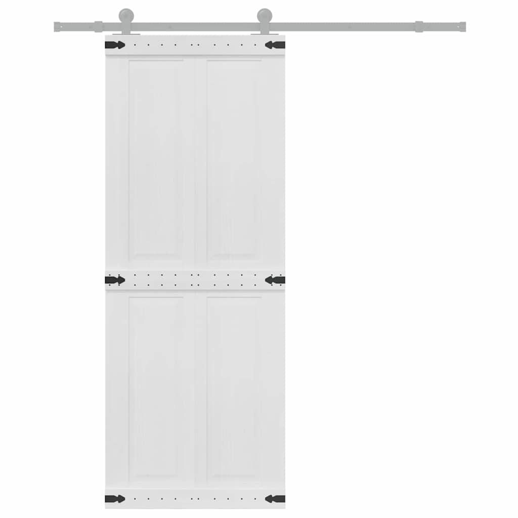 Barn Door Corona 80 x 210 cm Solid Pine Wood