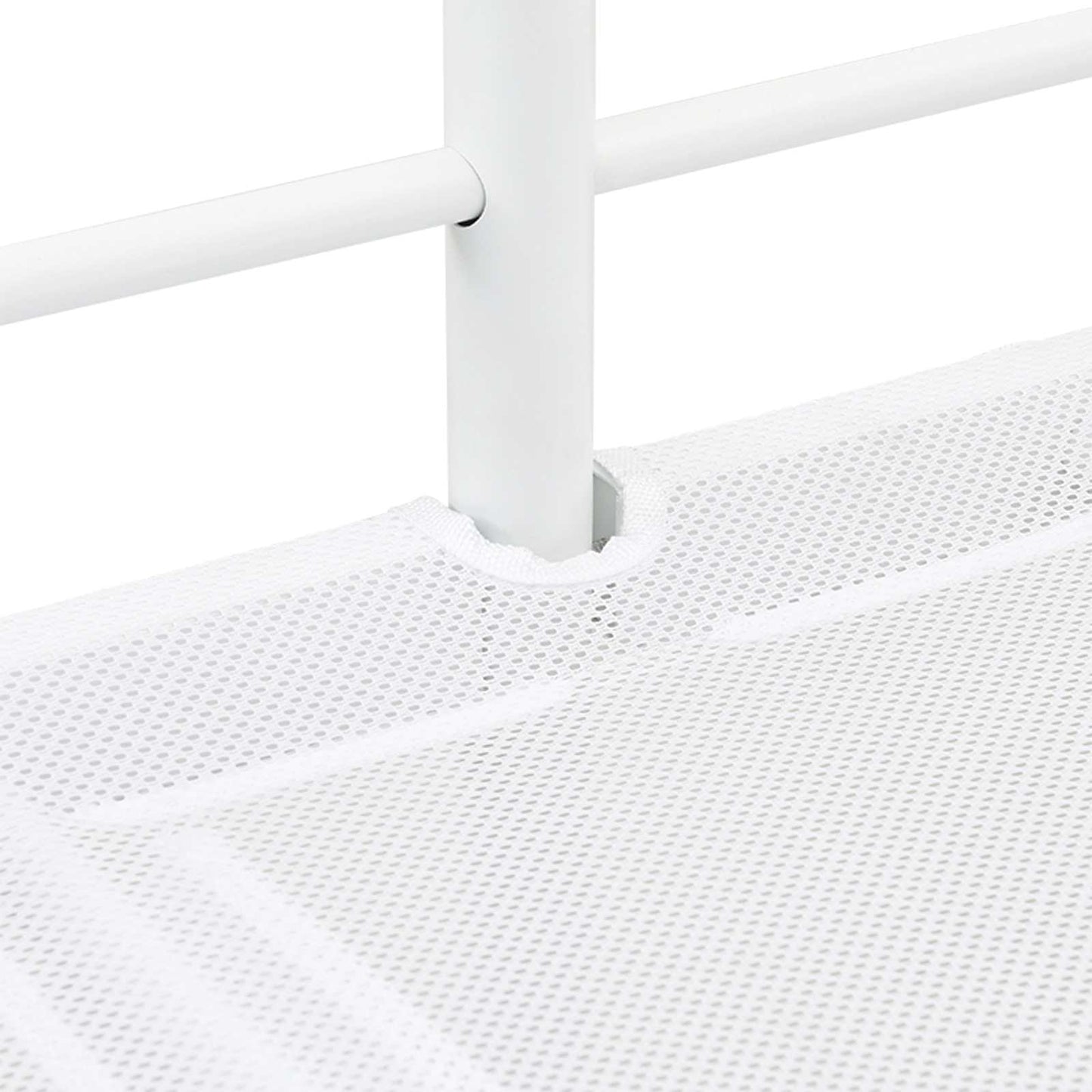 Kids'Loft Bed Frame White 90 x 190 cm Steel