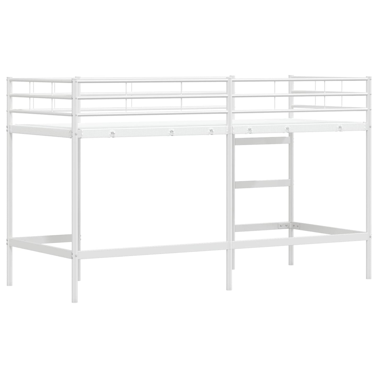 Kids'Loft Bed Frame White 90 x 190 cm Steel