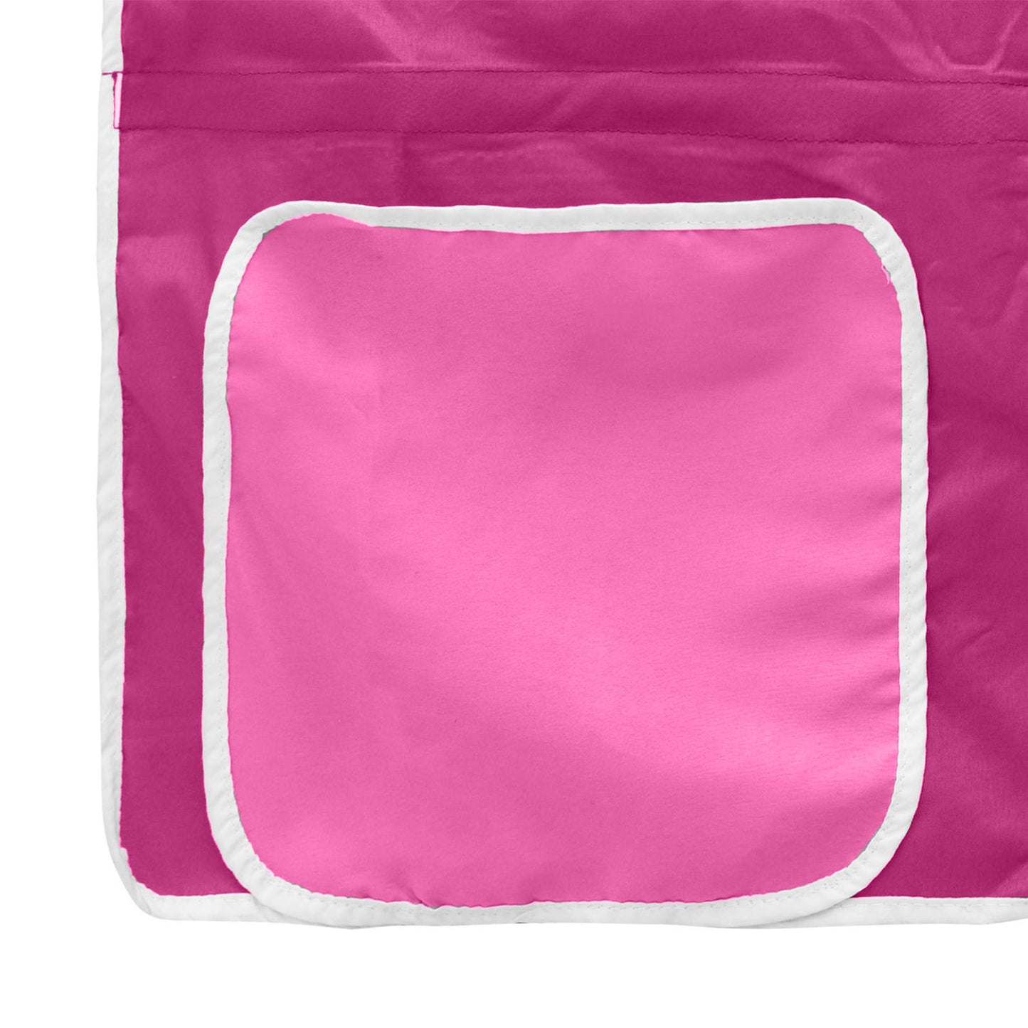 Kids'Loft Bed Frame Black and Pink 100 x 190 cm Metal