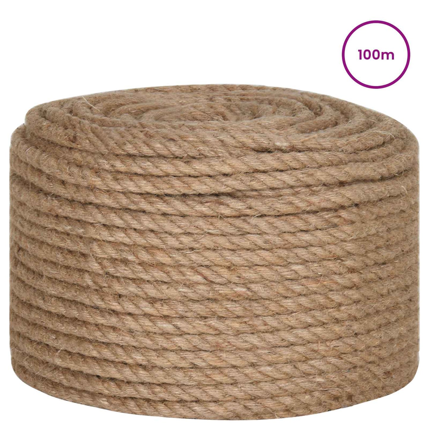 Jute Twine 10 pcs 2 mm Natural 100% Tossa jute