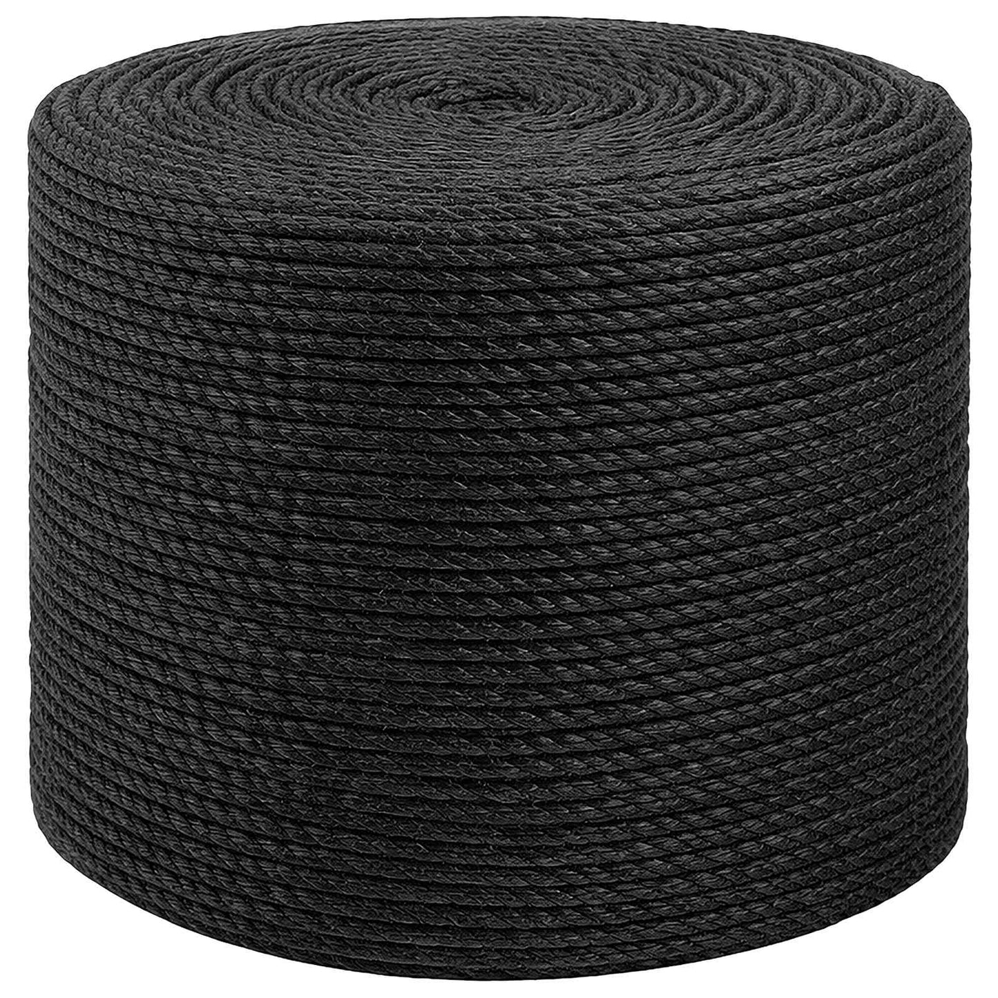 Jute Rope 8 mm Black 100% Tossa jute
