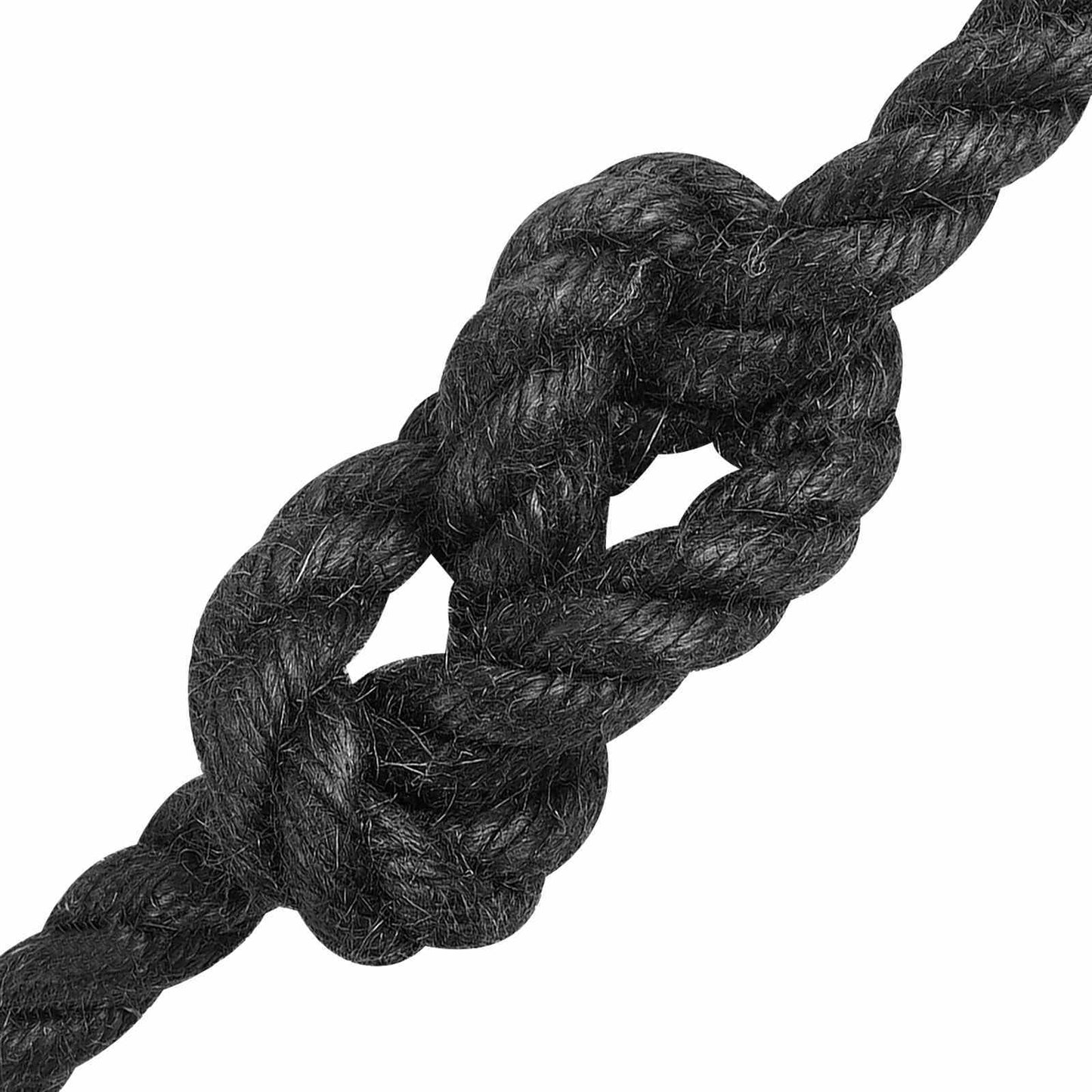 Jute Rope 10 Black 100% Tossa jute