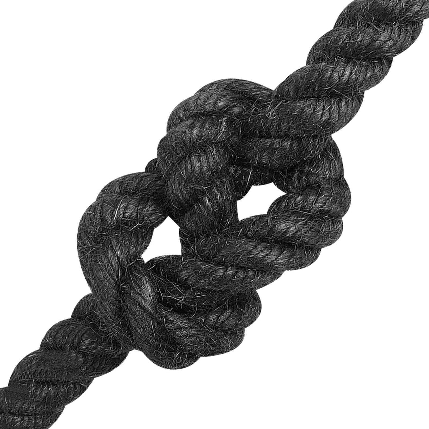 Jute Rope 12 Black 100% Tossa jute