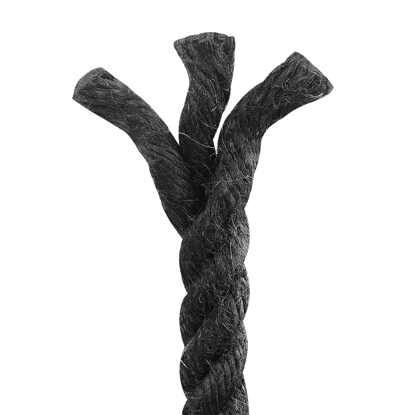 Jute Rope 12 Black 100% Tossa jute