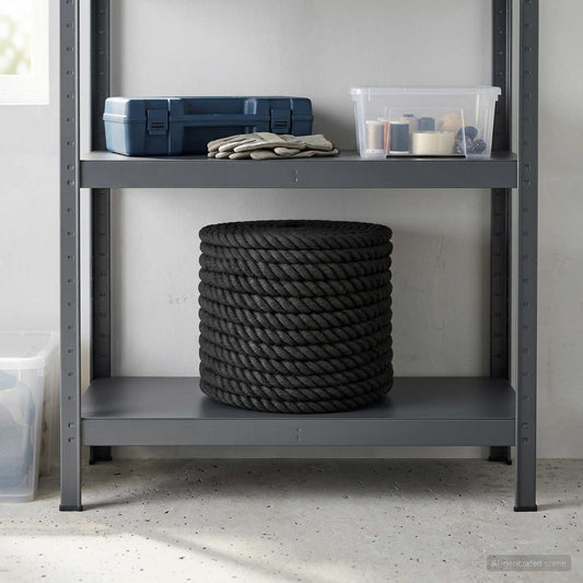 Jute Rope 20 mm Black 100% Tossa jute