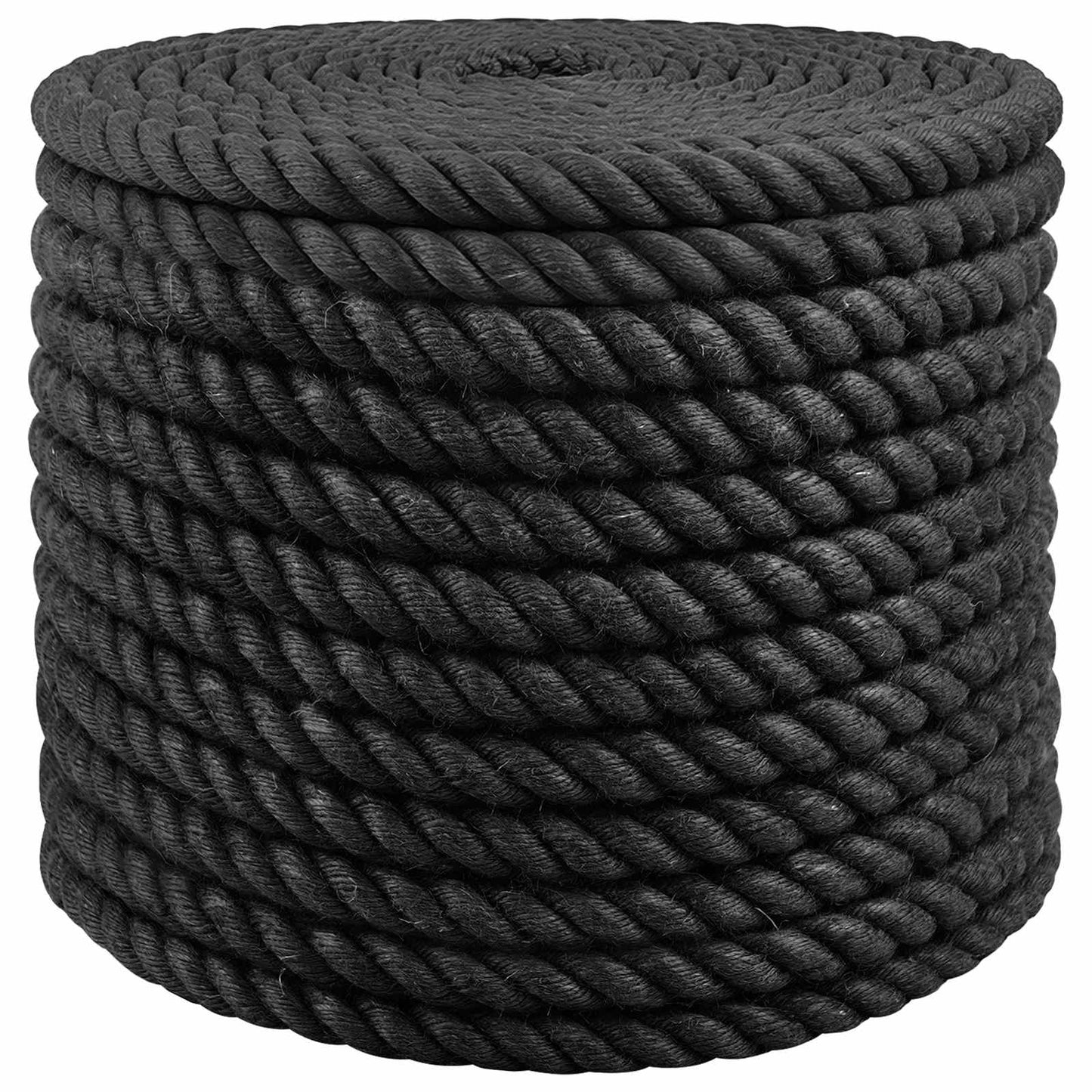 Jute Rope 20 mm Black 100% Tossa jute