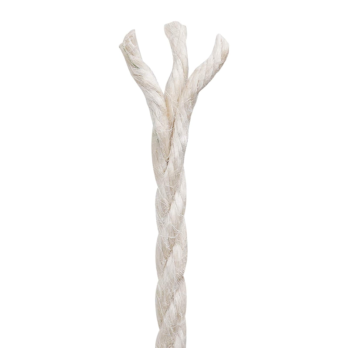 Jute Twine 10 pcs 2 mm White 100% Tossa jute
