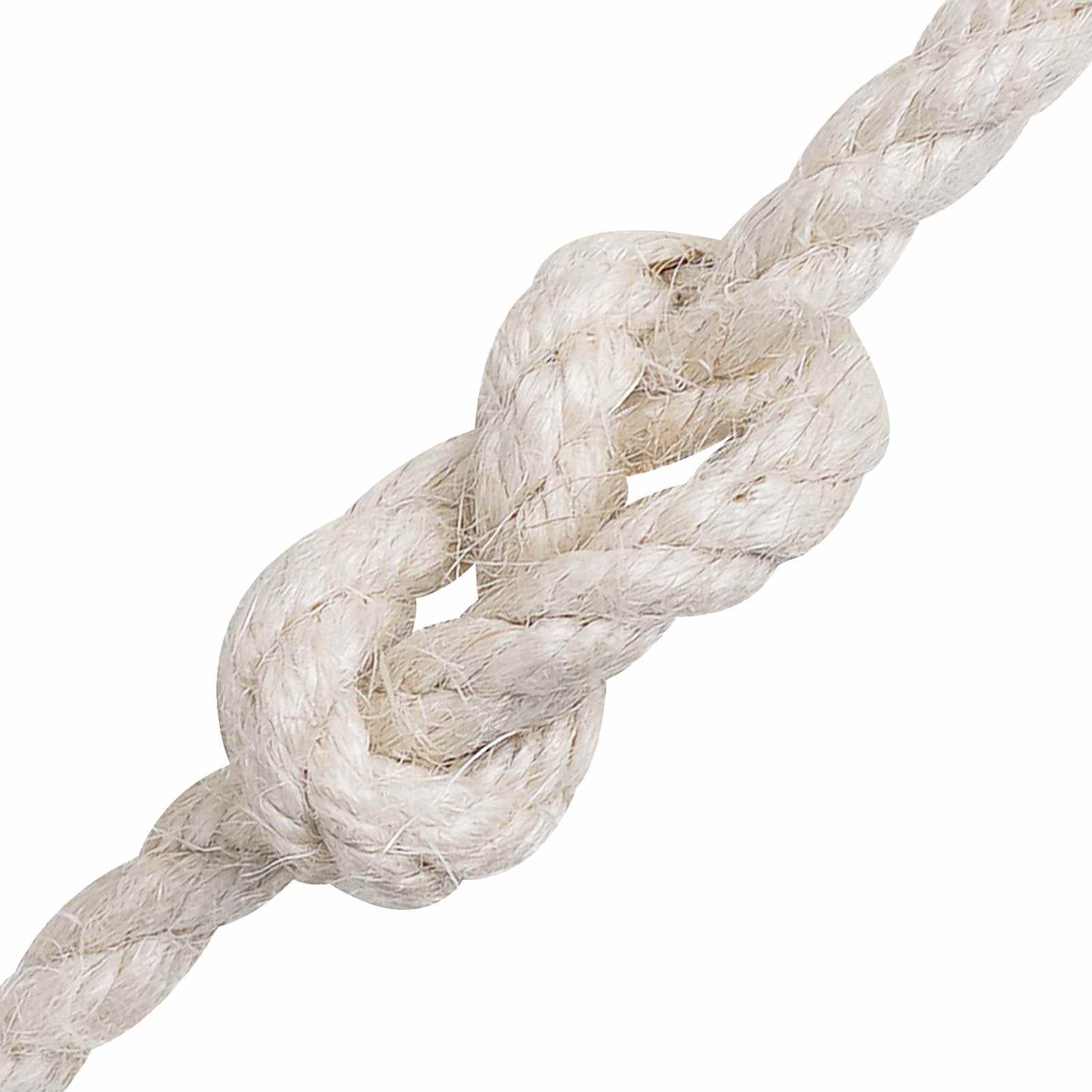Jute Rope 8 White 100% Tossa jute