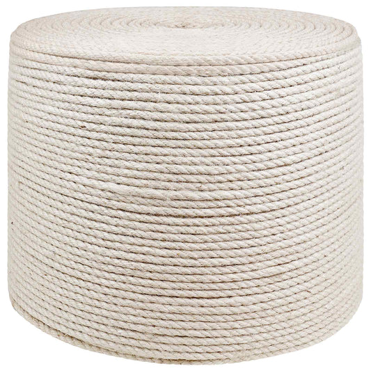 Jute Rope 8 mm White 100% Tossa jute