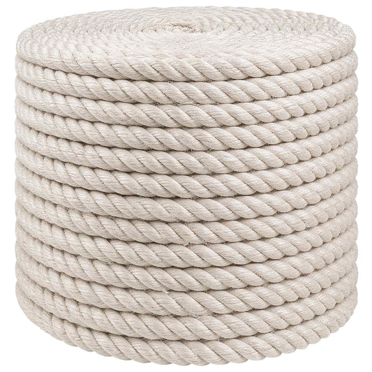 Jute Rope 12 mm White 100% Tossa jute