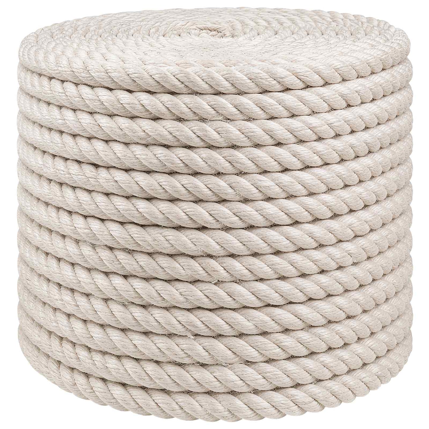 Jute Rope 14 mm White 100% Tossa jute