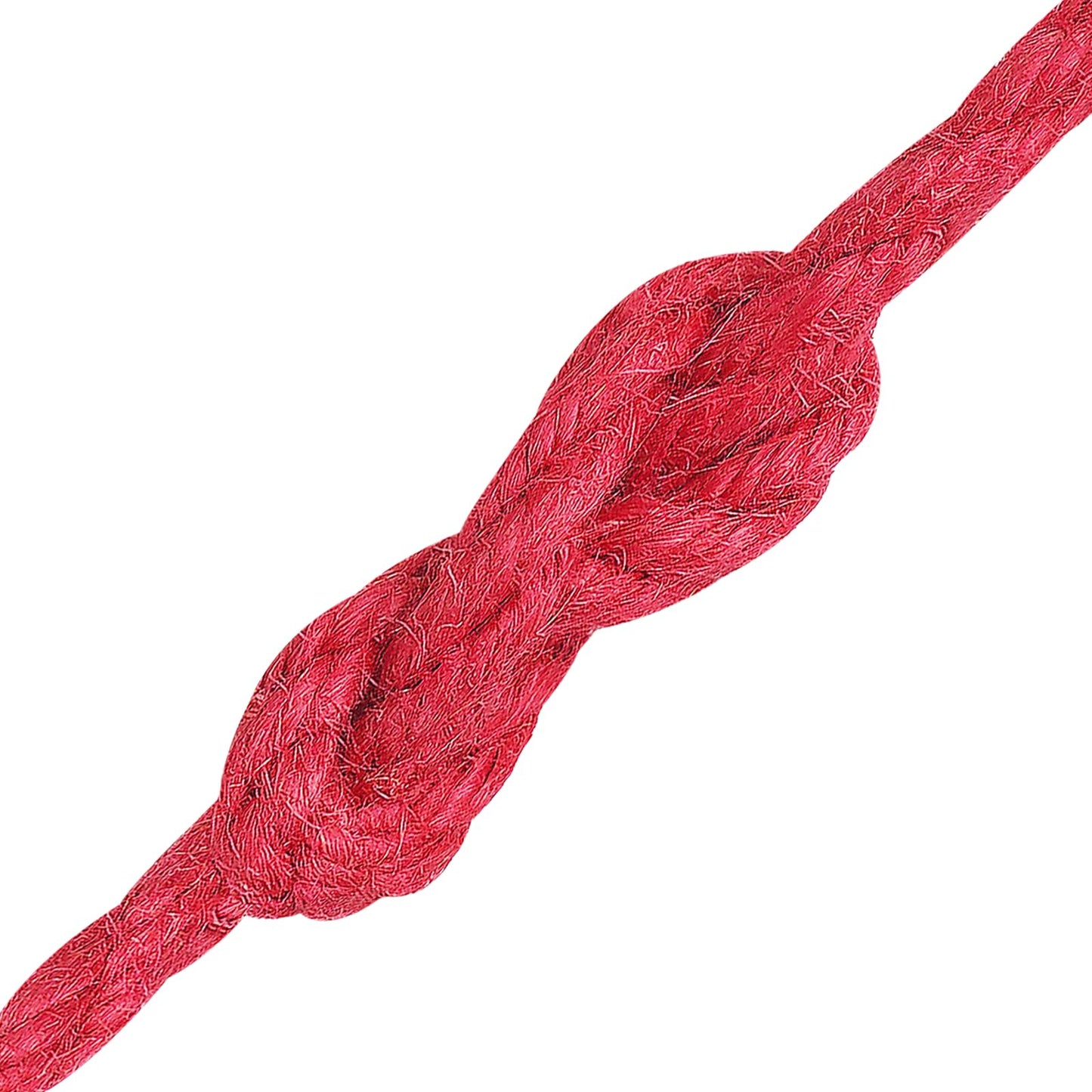 Jute Rope 2 pcs Red 100% Tossa jute