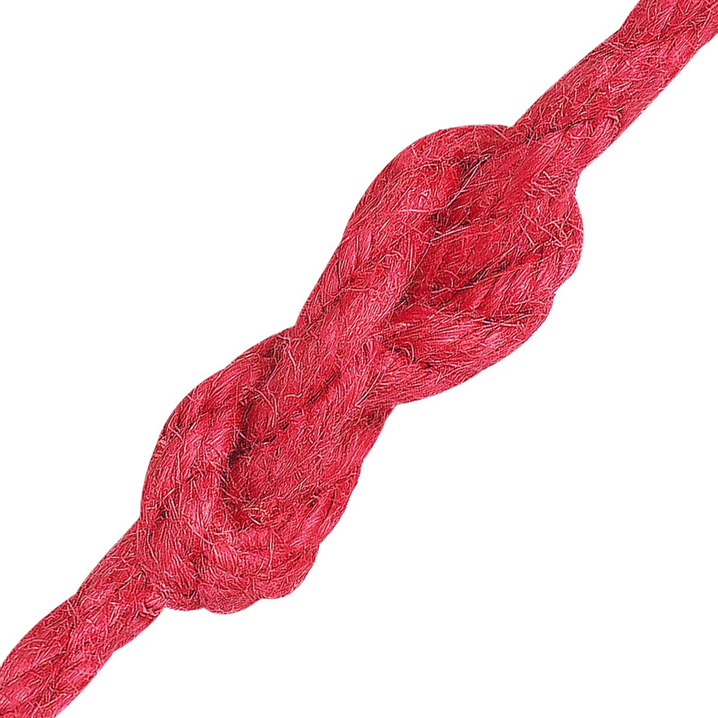 4 mm Red 100% Tossa jute