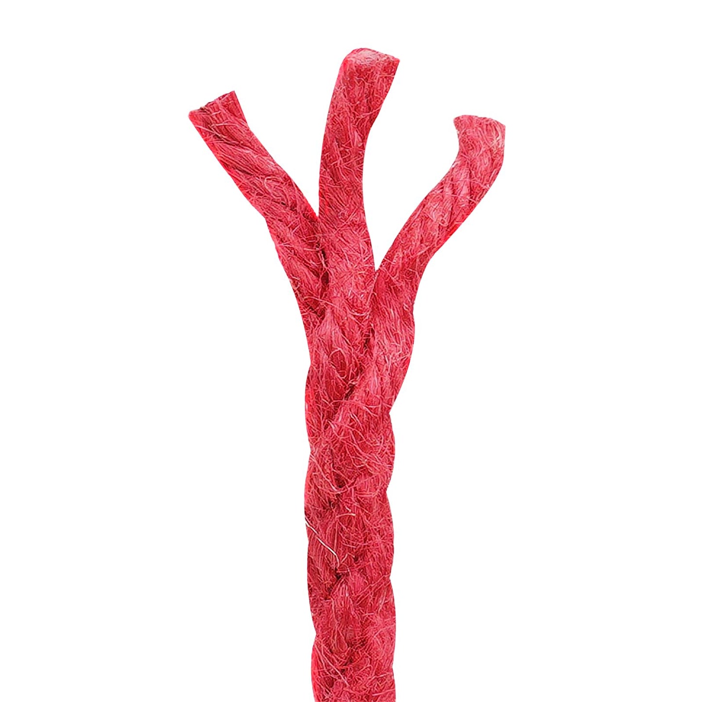 Jute Rope 6 mm Red 100% Tossa jute