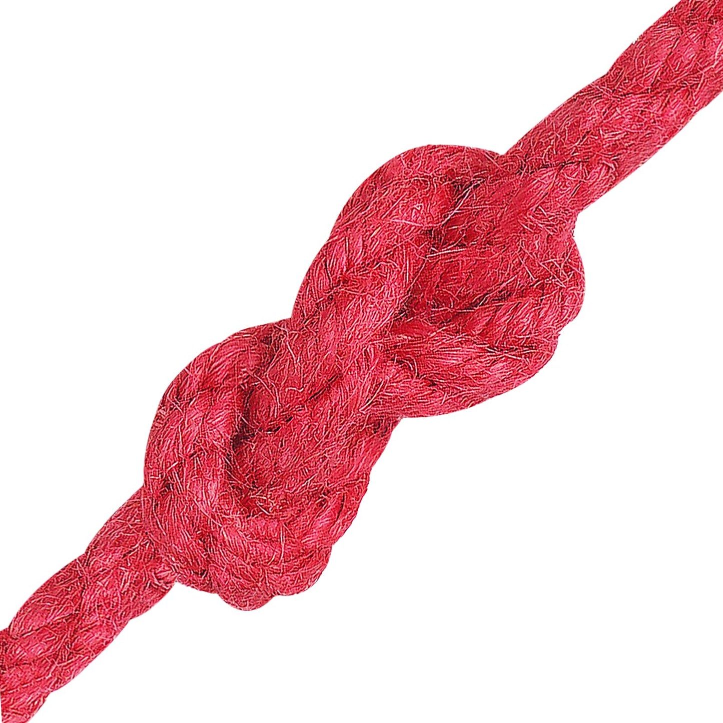Jute Rope 8 mm Red 100% Tossa jute