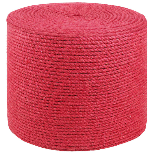 Jute Rope 8 mm Red 100% Tossa jute