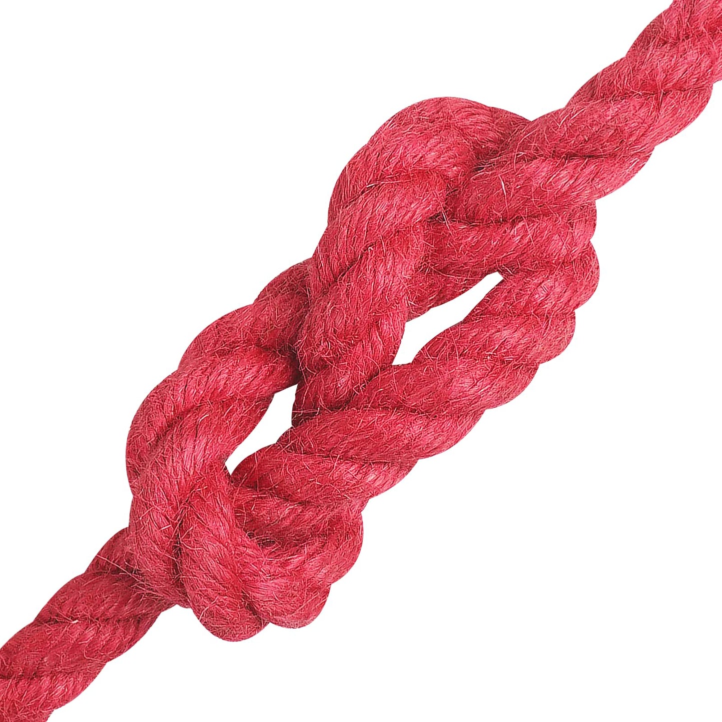 Jute Rope 10 mm Red 100% Tossa jute