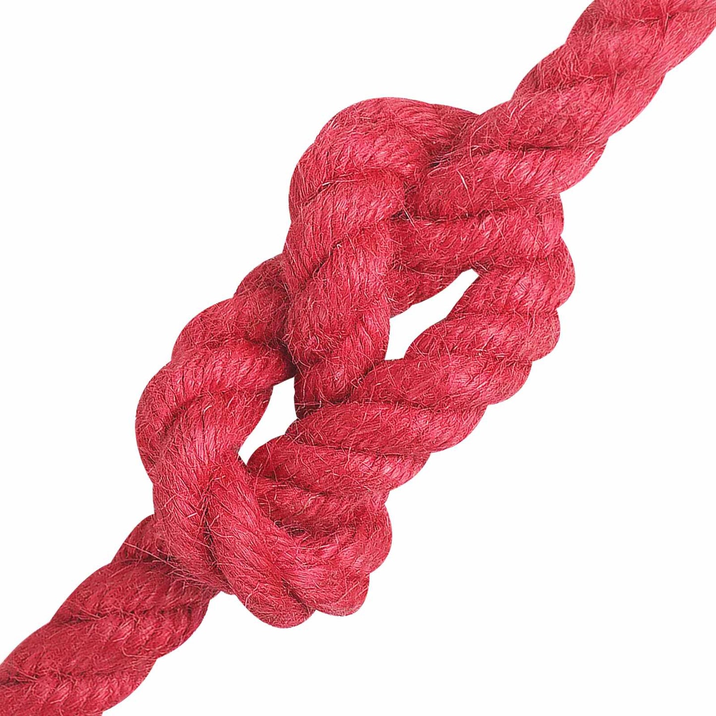 Jute Rope 12 mm Red 100% Tossa jute