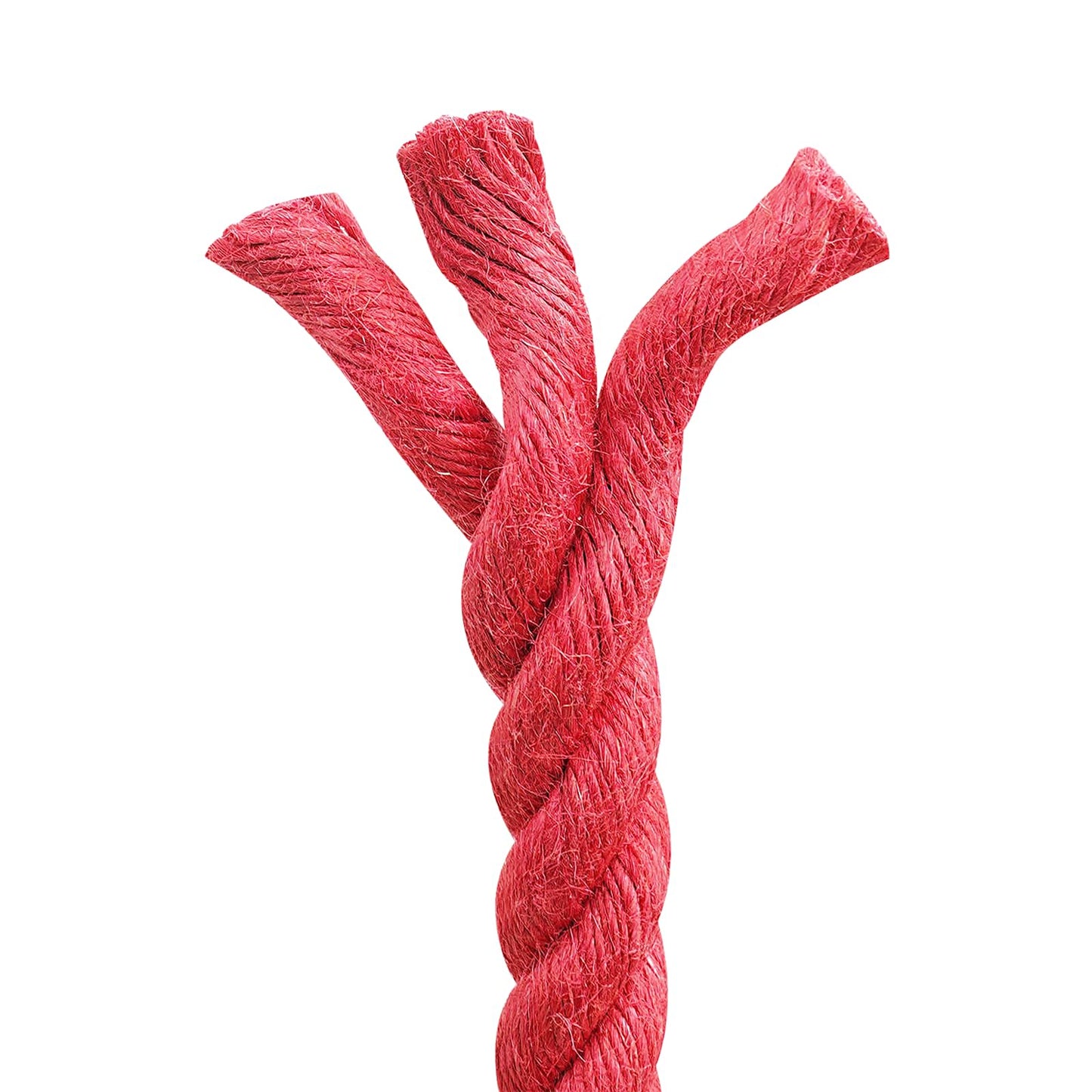 Jute Rope 16 mm Red 100% Tossa jute