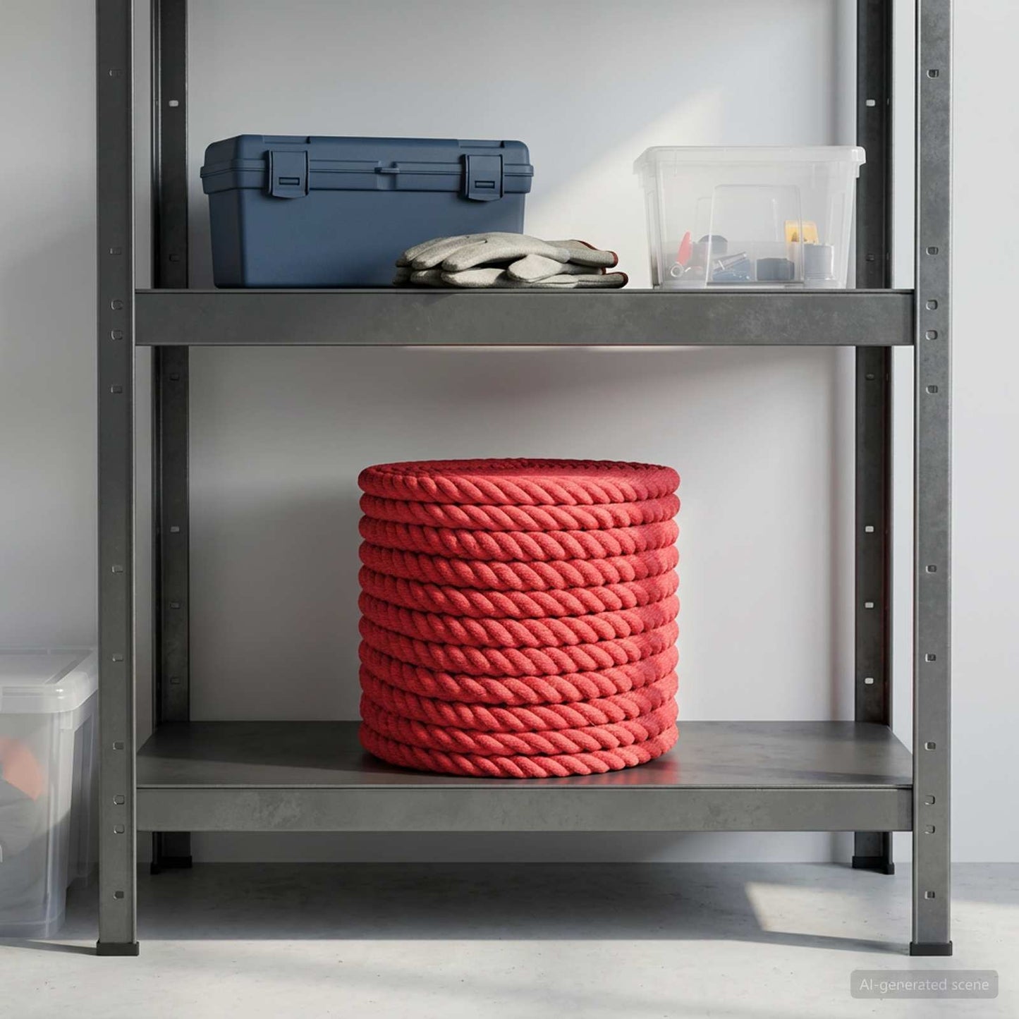 Jute Rope 24 mm Red 100% Tossa jute