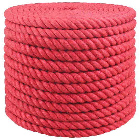 Jute Rope 16 mm Red 100% Tossa jute