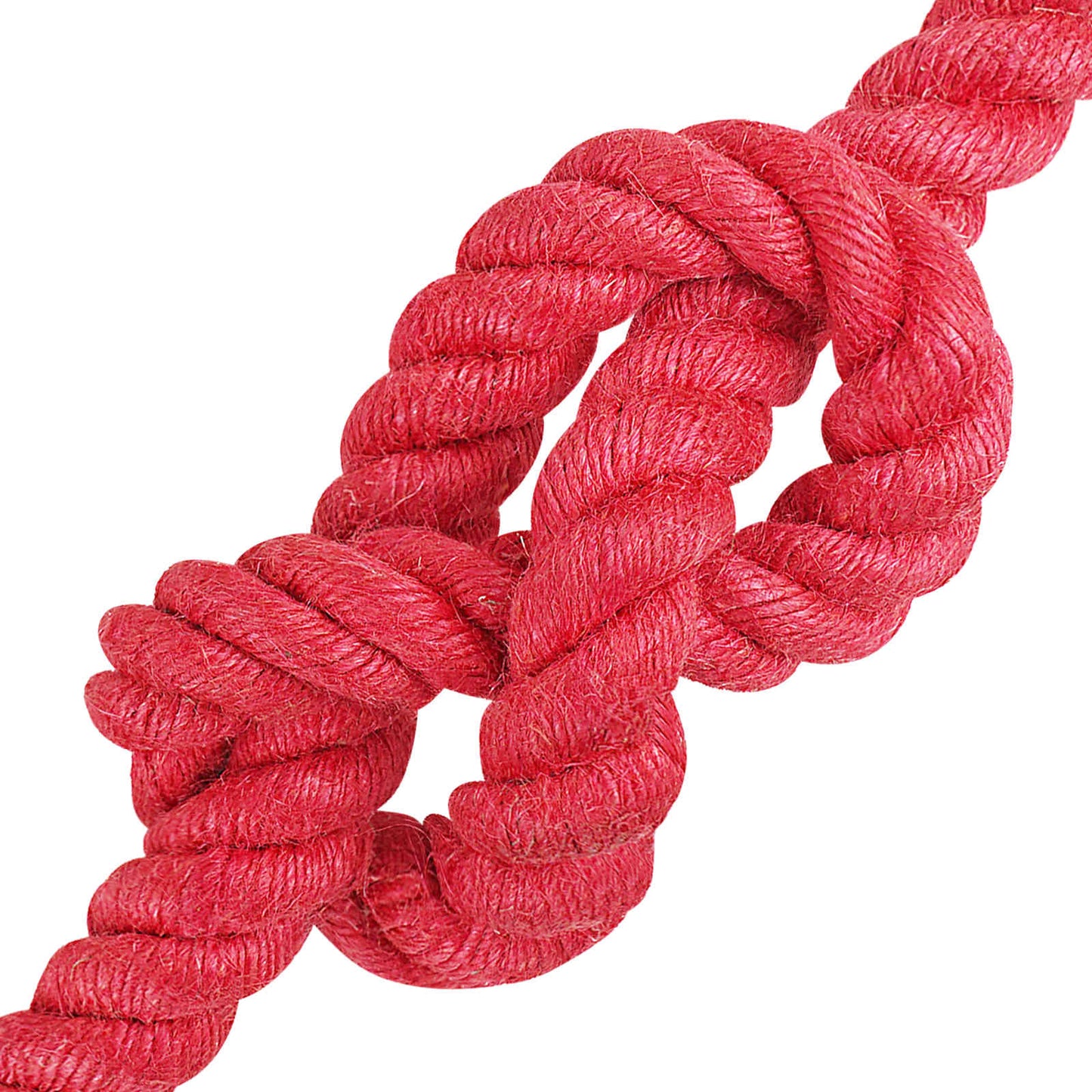 Jute Rope 20 mm Red 100% Tossa jute