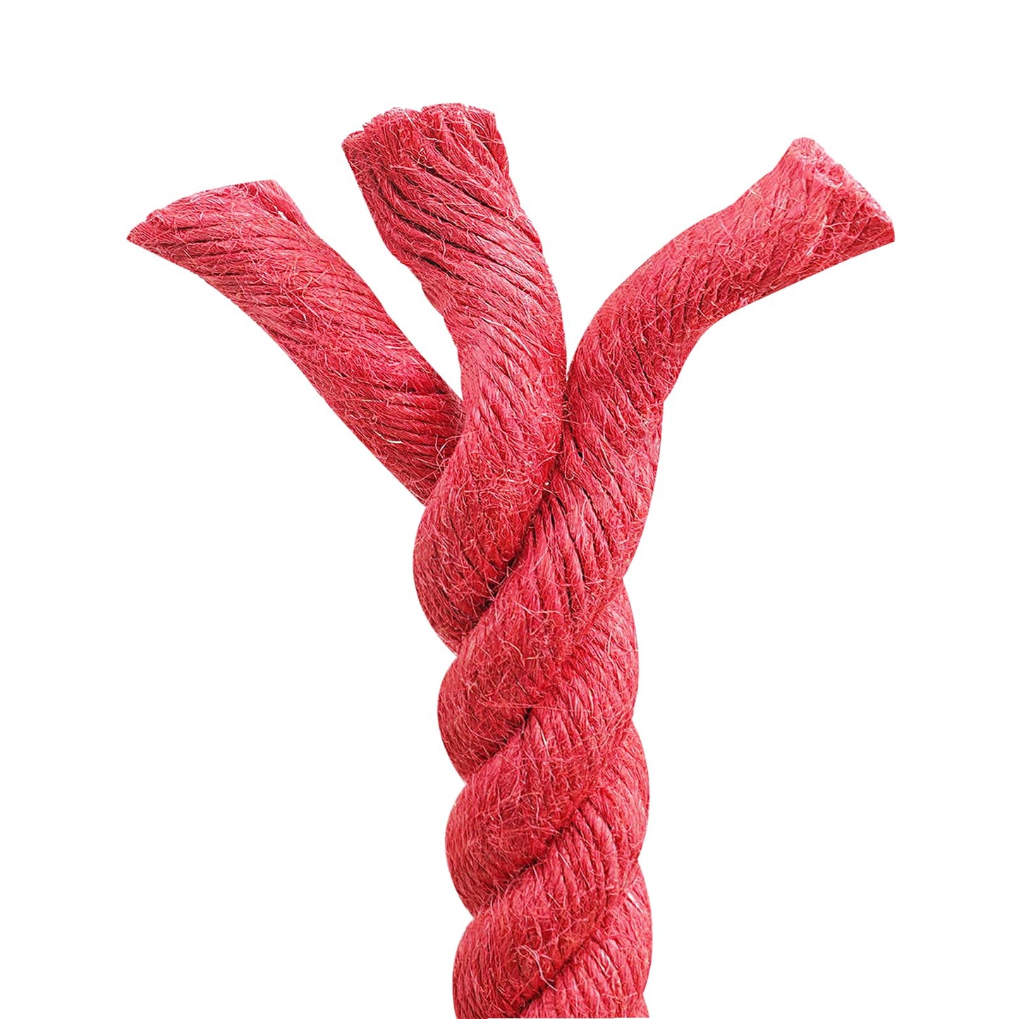 Jute Rope 24 mm Red 100% Tossa jute
