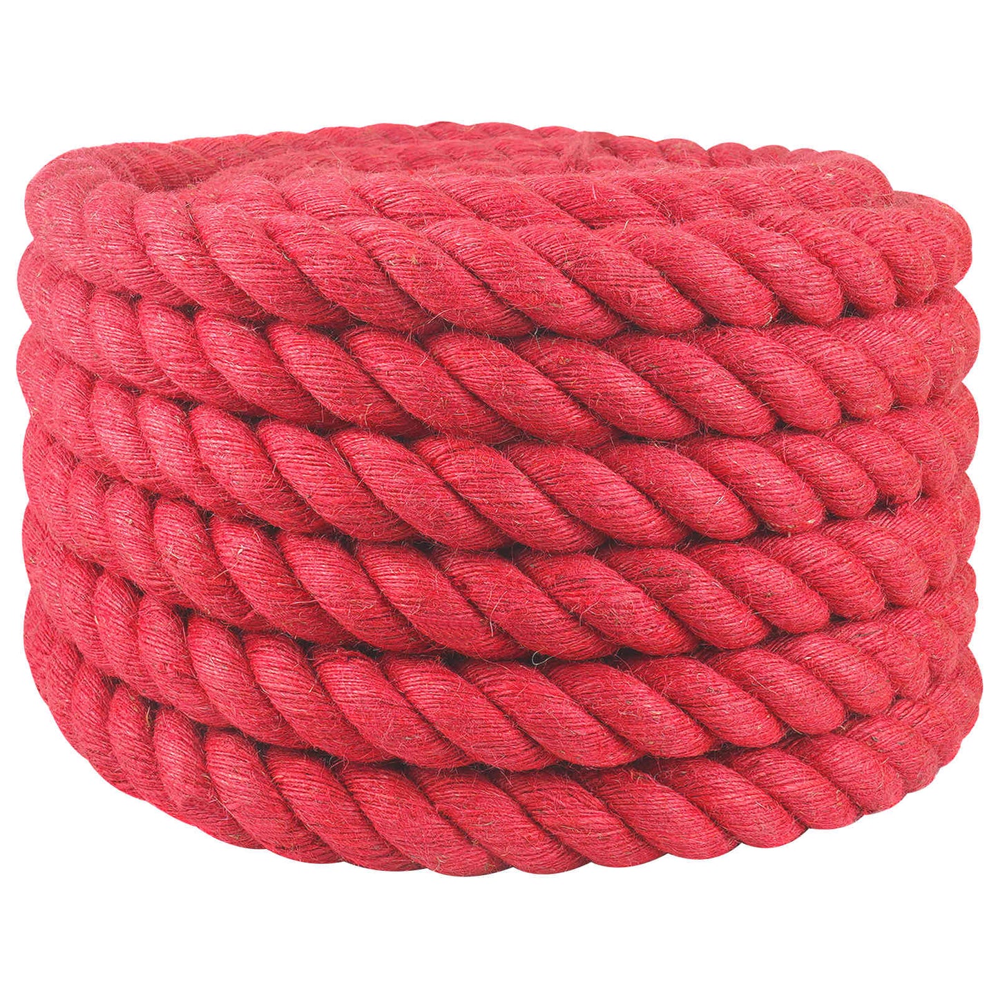 Jute Rope 30 mm Red 100% Tossa jute